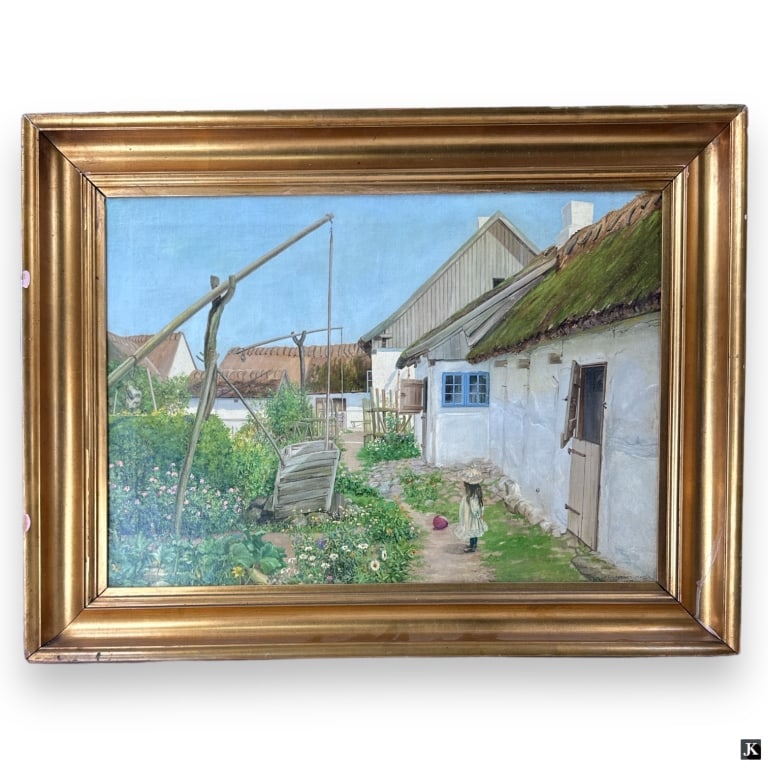 HC Langtved-Jensen (DENMARK 1892-1978) Oil/Canvas (1 of 5)