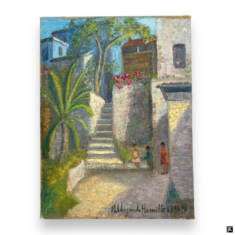 Hildegarde Hamilton Post Impressionist Oil/Canvas (1 of 5)