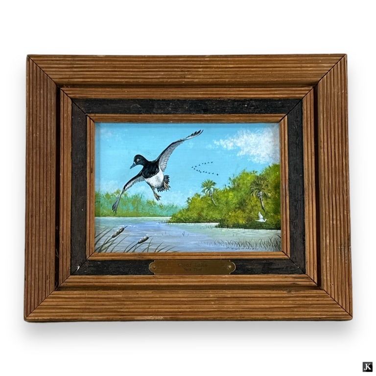 Raymond Plockelman Acrylic "Clear Lake, Back Then" (1 of 4)