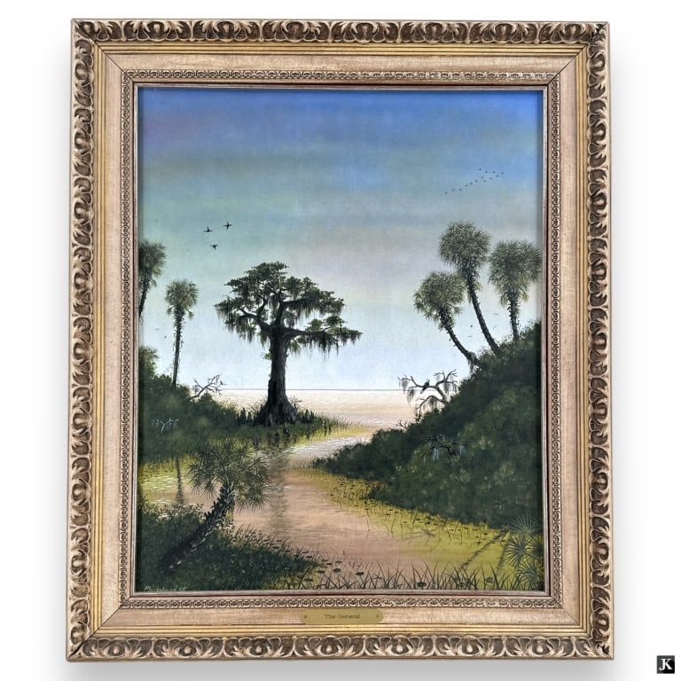Raymond Plockelman Oil/Board "Florida Landscape" (1 of 6)