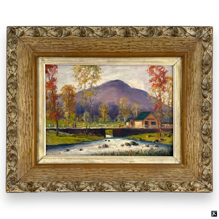 Nunzio Vayana Oil/Board "Country Landscape" (1 of 5)