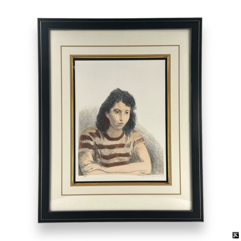 Raphael Soyer (USA 1899-1987) Portrait Lithograph (1 of 5)