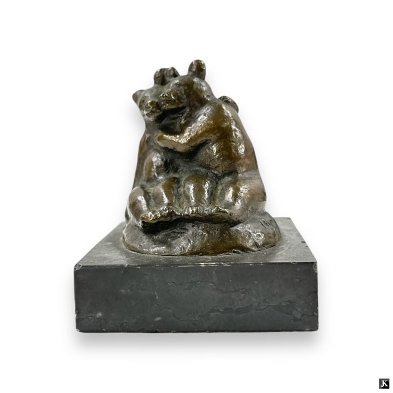 Edwin Willard Deming Bronze "Bear Hugs" (1 of 4)