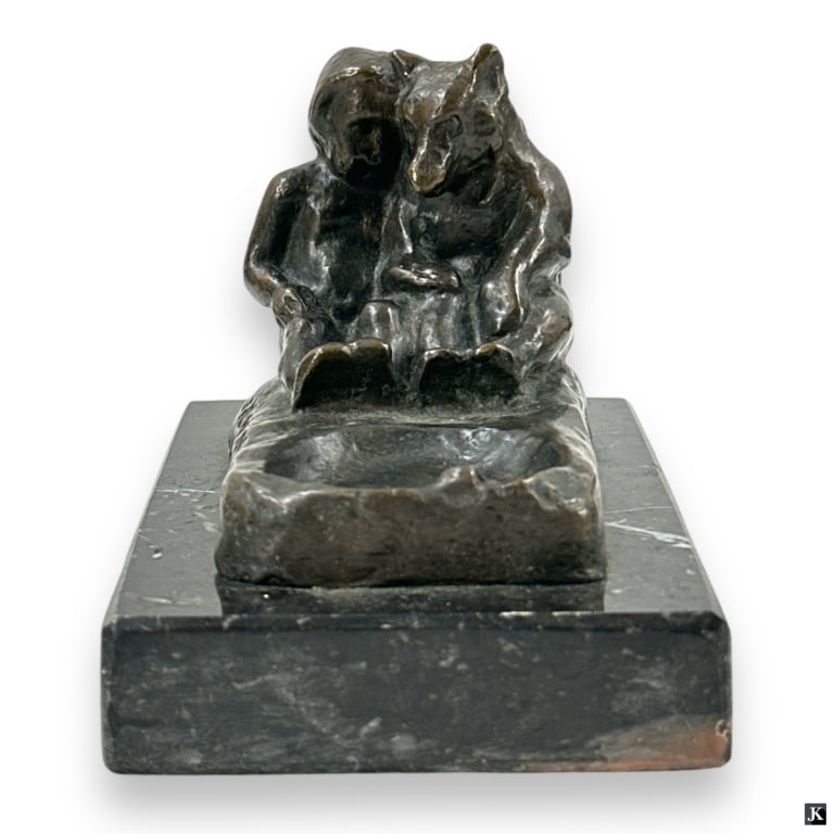 Edwin Willard Deming Bronze "Bear and Boy" (1 of 4)