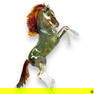 Large Vintage Murano Glass Horse Figurine