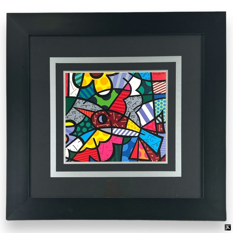 Romero Britto Color Print "Hummingbird" (1 of 5)
