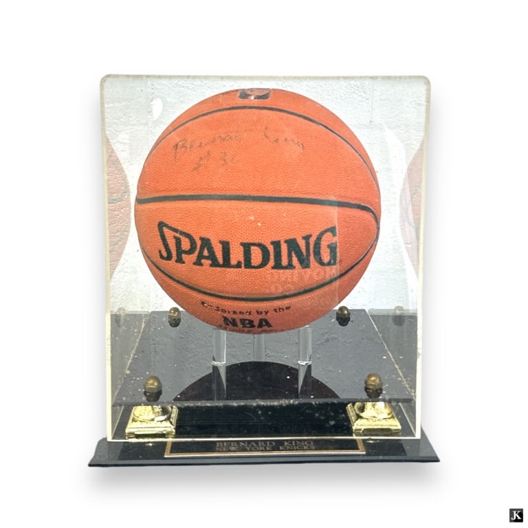 Bernard King Autographed Spalding Basketball CERT (1 of 5)