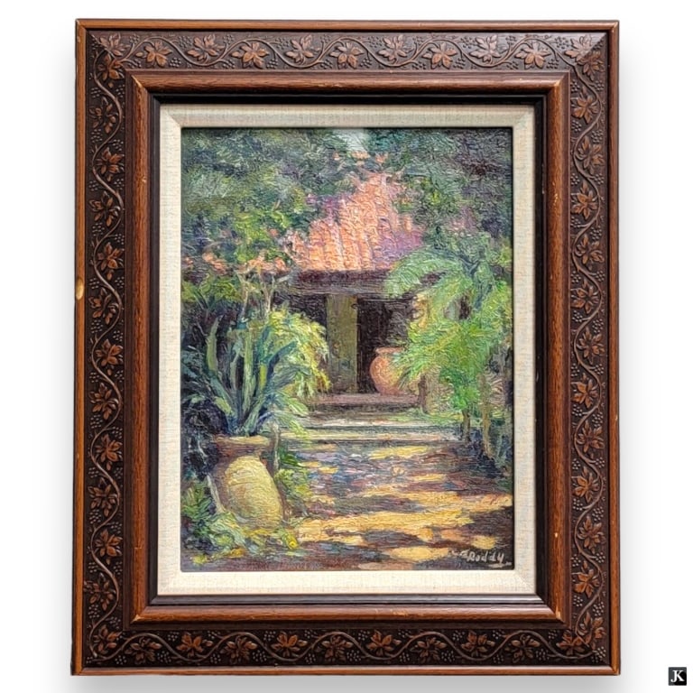 Edith Jeanette Roddy (USA 1895-1960) Oil On Board (1 of 5)