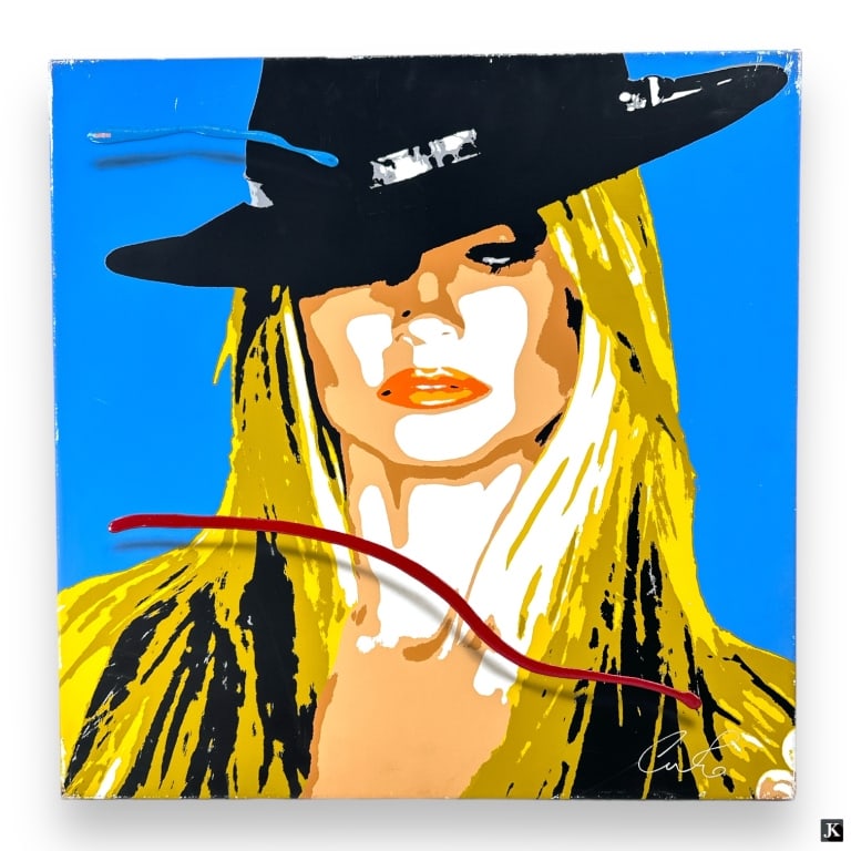 Jim Ceravolo Acrylic & Silkscreen "Pretty Woman" (1 of 6)