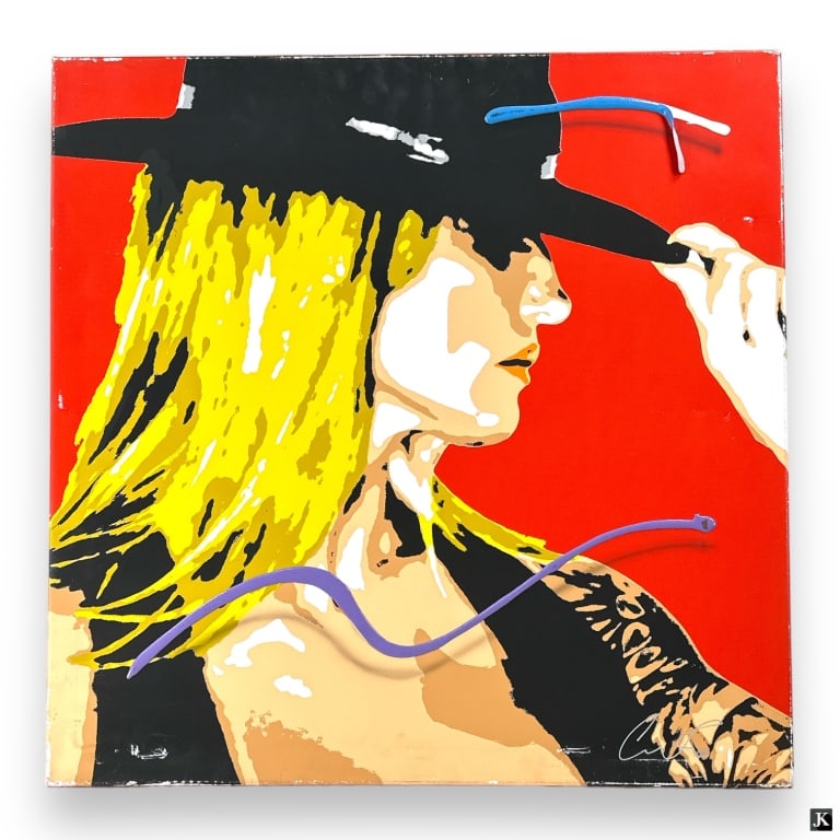Jim Ceravolo Acrylic & Silkscreen "Pretty Woman" (1 of 6)