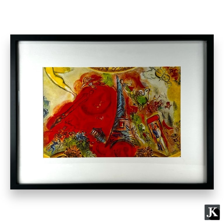 Marc Chagall Lithographic Book Print Framed (1 of 3)