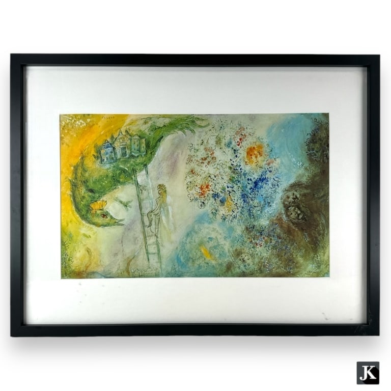 Marc Chagall Lithographic Book Print Framed (1 of 4)