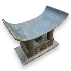 Vintage Antique African Wooden Ancestral Stool