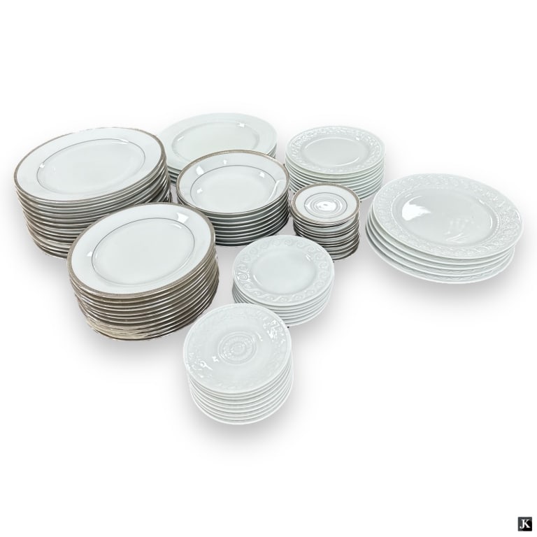 81pc Various China Porcelain Dinnerware (1 of 5)