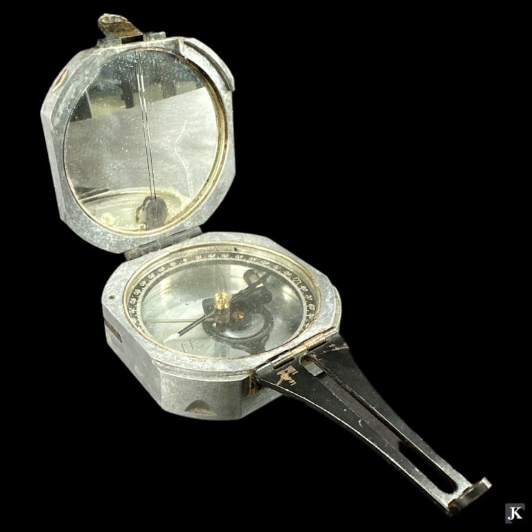 Antique DW Burtons Wm Ainsworth Transit Compass (1 of 4)