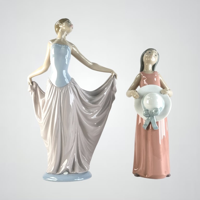 (2) Lladro Porcelain Figurines, #5050 & #5008 (1 of 5)