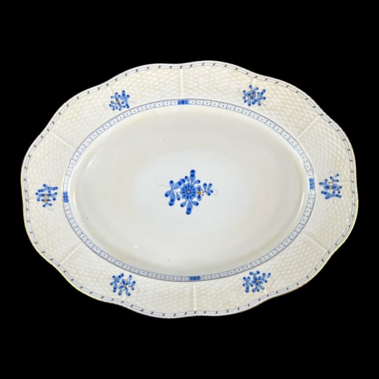 Herend Hungary "Blue Garden" 18" Oval Serv Platter (1 of 4)