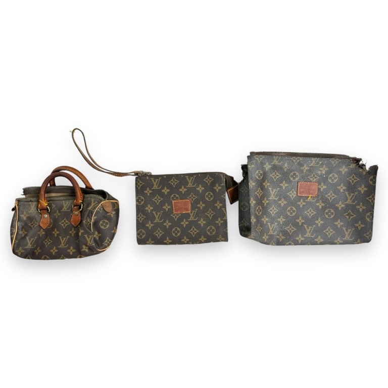 3 Vintage Louis Vuitton  LV Monogram Purses (1 of 4)