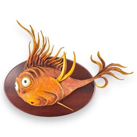 Dr. Seuss "Flaming Herring" Cast Resin Sculpture