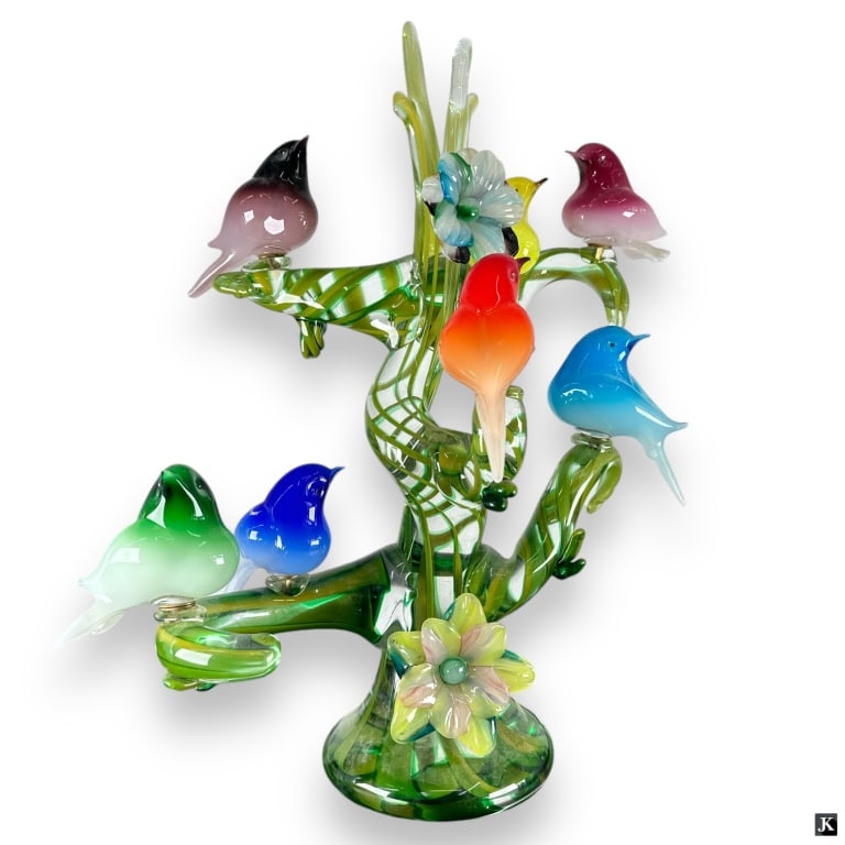 Enricco Cammozzo Murano Bird Sculpture (1 of 4)