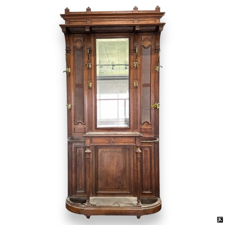 Antique Entrance Hallway Coat Rack Umbrella Stand (1 of 2)