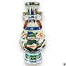 Vintage Chinese Wucai Porcelain Dragon Phoenix Vas