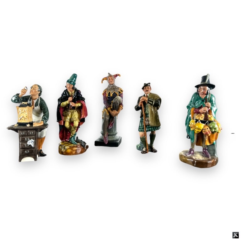 Lot of 5 Royal Doulton English Porcelain Figures (1 of 6)