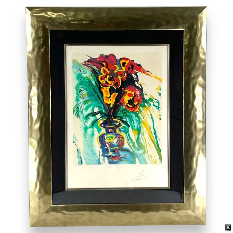Dali Color Lithograph "Bouquet, 1980" (1 of 6)