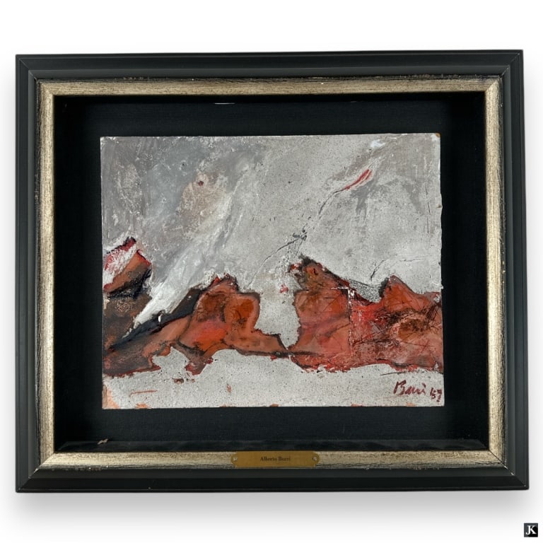 Alberto Burri, Mixed Media "Abstract " (1 of 6)