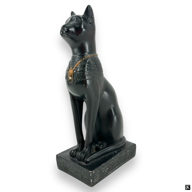 Egyptian Resin Bastet Cat Figure (1 of 3)