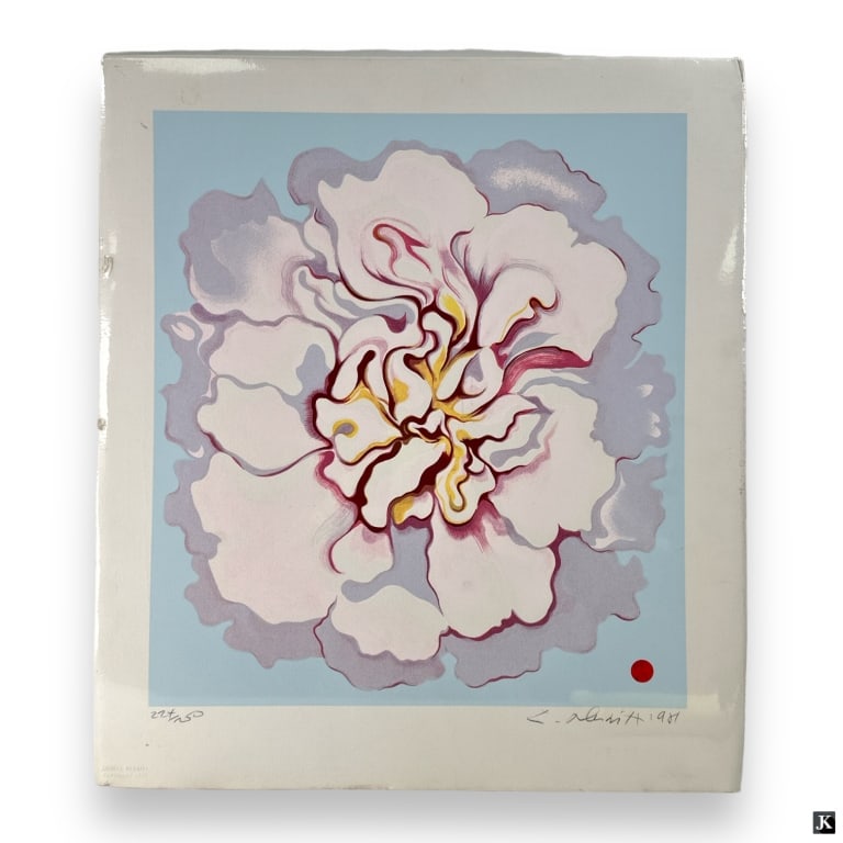 Lowell Nesbitt (USA 1933-1993) "Pink Camelia" Lith (1 of 4)