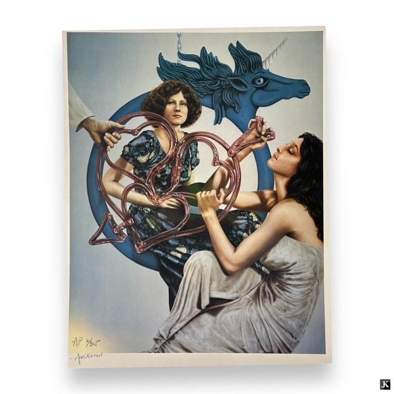 Robert Anderson (USA 1945-2010) "Blue Pegasus" AP (1 of 4)