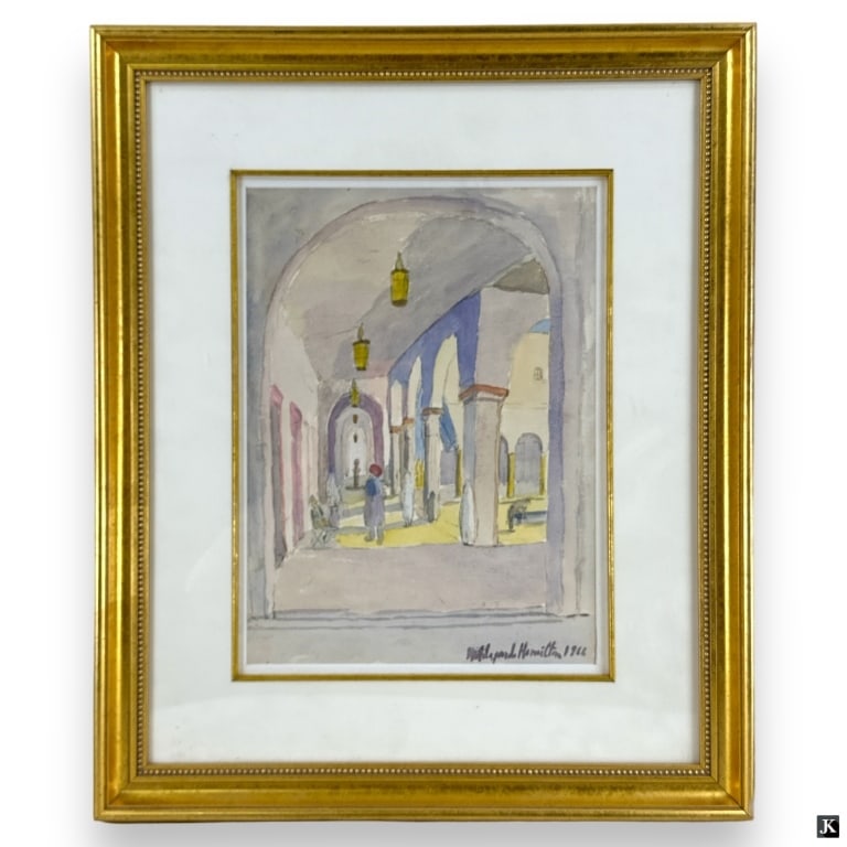 Hildegarde Hamilton Watercolor on Paper (1 of 5)