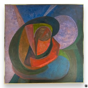 Pedro Coronel Oil on Canvas, Untitled 1982