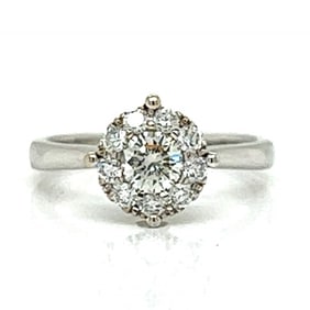 18K White Gold 0.55 Ct. Diamond Ring