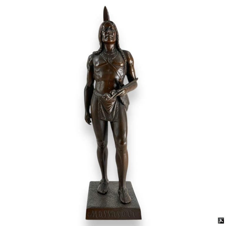 after: Cyrus Edwin Dallin Bronze "Massasoit" (1 of 4)