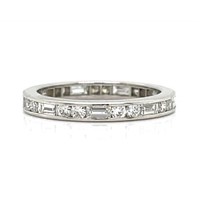 Platinum 1.00 Ct. Diamond Eternity Band