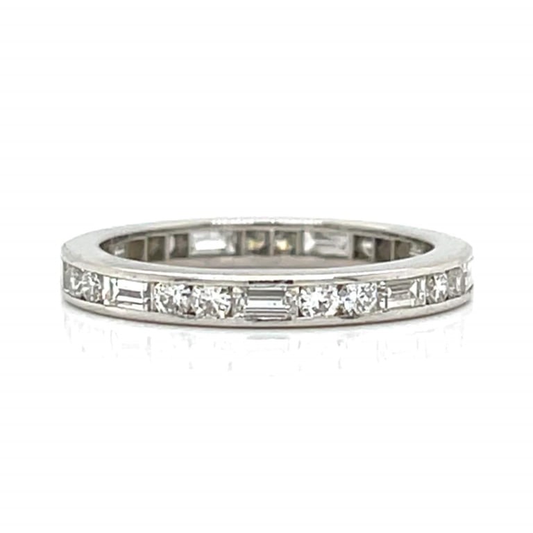 Platinum 1.00 Ct. Diamond Eternity Band (1 of 3)