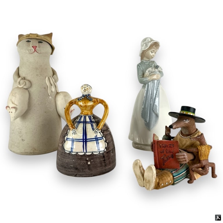 4 Vintage Ceramic Figures (1 of 4)