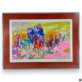 Leroy Neiman Homage To Remington Serigraph Signed