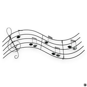 Contemporary Black Metal Musical Wall Art