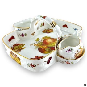 3 Pc Hammersley Breakfast Basket Set