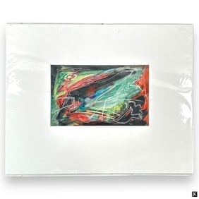 Rolph Scarlett Watercolor "Untitled Abstract"