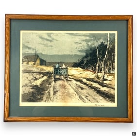 Ferdinand-Jean Luigini (1870 - 1943) Etching