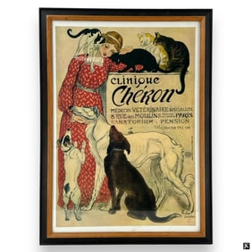 Theophile Steinlen Color Poster Reproduction