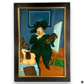 After: Botero "Self Portrait as Velasquez"