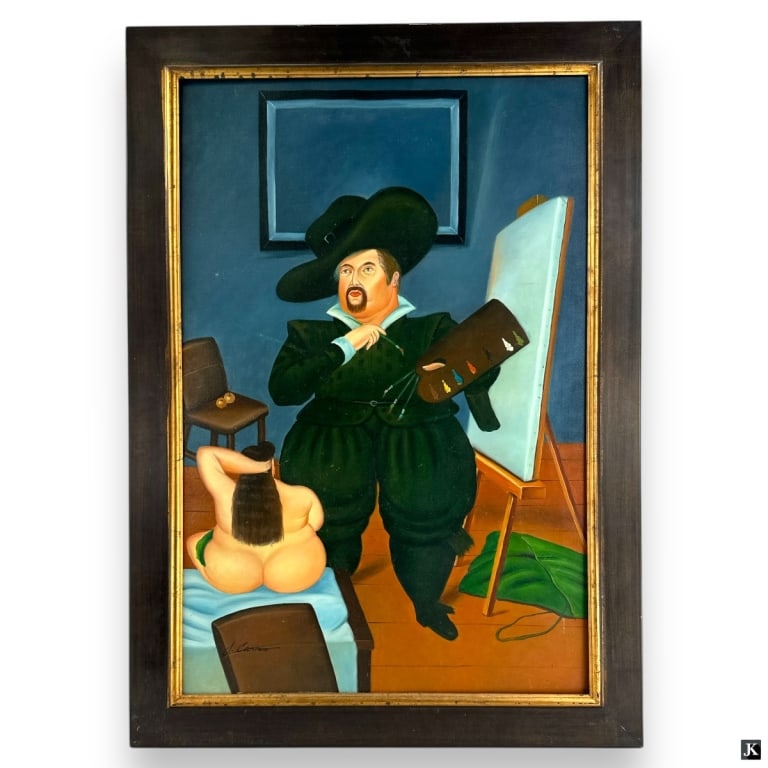 After: Botero "Self Portrait as Velasquez" (1 of 5)