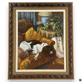 Decorative Framed Print "Springer Spaniel"