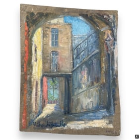 Hildegarde Hamilton, 2-Sided O/C, Street Scene