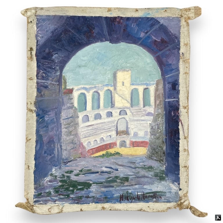 Hildegarde Hamilton, O/C, 2 Sided Unstretched (1 of 4)